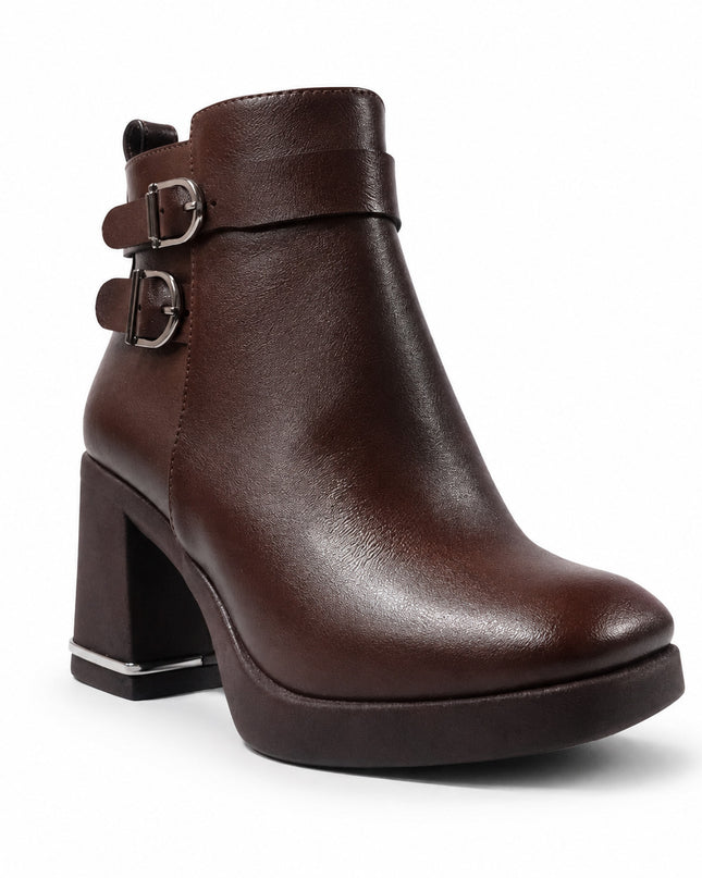 Botines Mujer Yamy - Marron