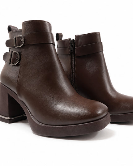 Botines Mujer Yamy - Marron