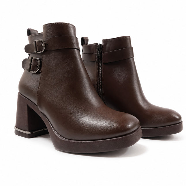 Botines Mujer Yamy - Marron