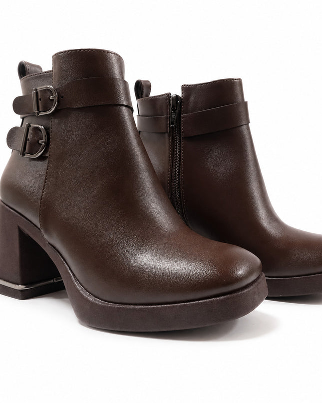 Botines Mujer Yamy - Marron