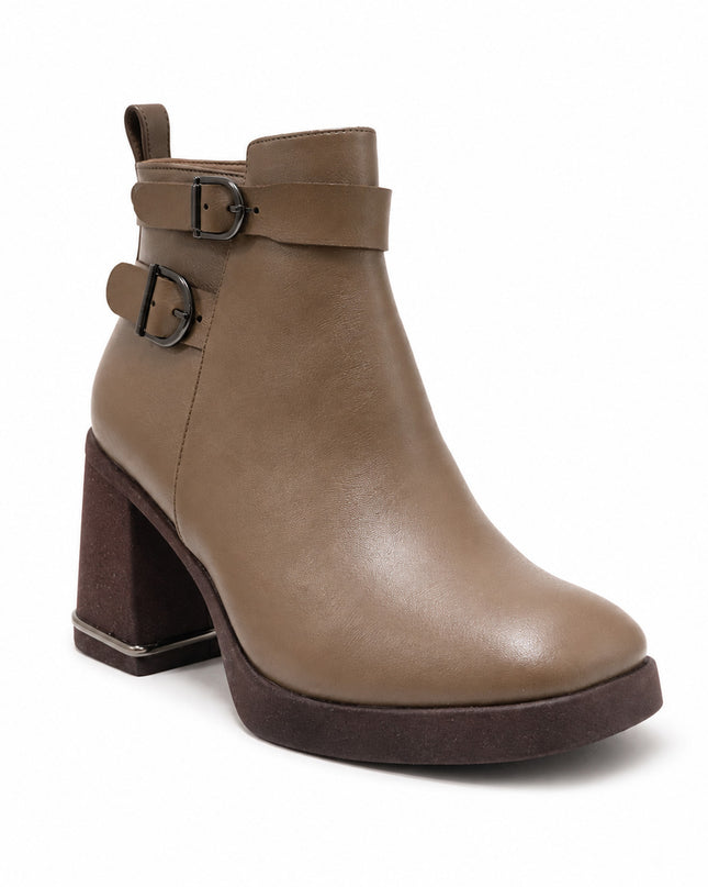 Botines Mujer Yamy - Marron Claro