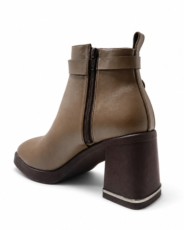 Botines Mujer Yamy - Marron Claro