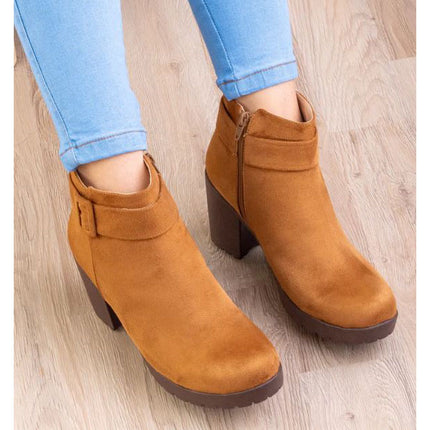 Botines Mujer Kiev - Camel