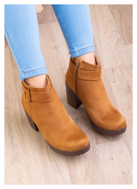 Botines Mujer Kiev - Camel