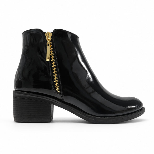 Botines Mujer Kobe - Negro Charol