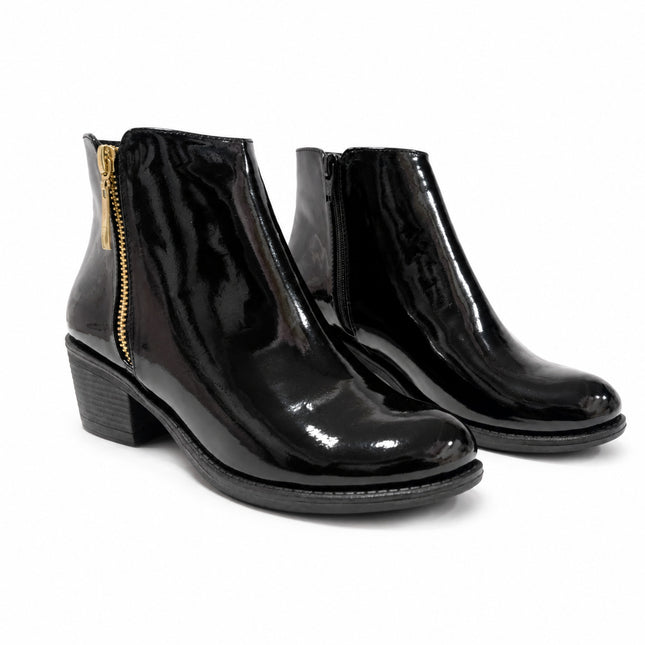 Botines Mujer Kobe - Negro Charol