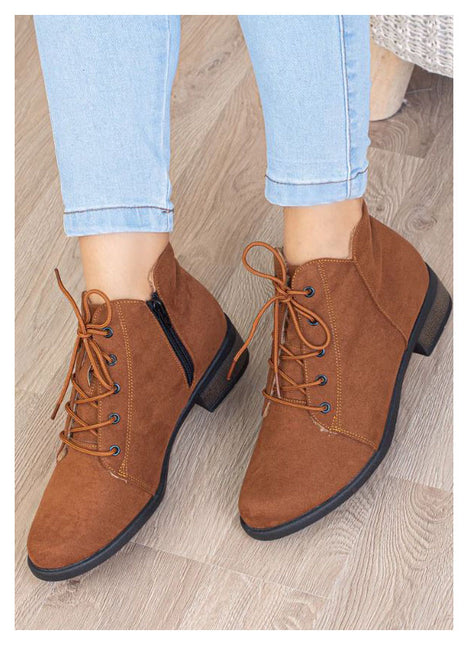 Botines Mujer Niza - Camel
