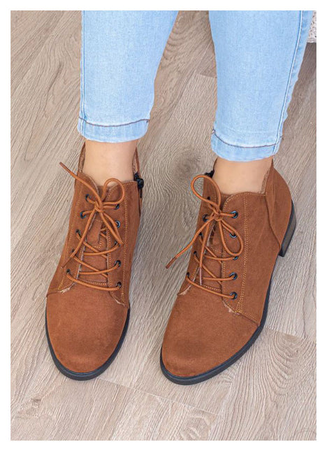Botines Mujer Niza - Camel