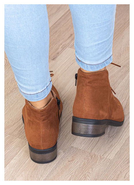 Botines Mujer Niza - Camel