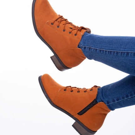 Botines Mujer Niza - Camel
