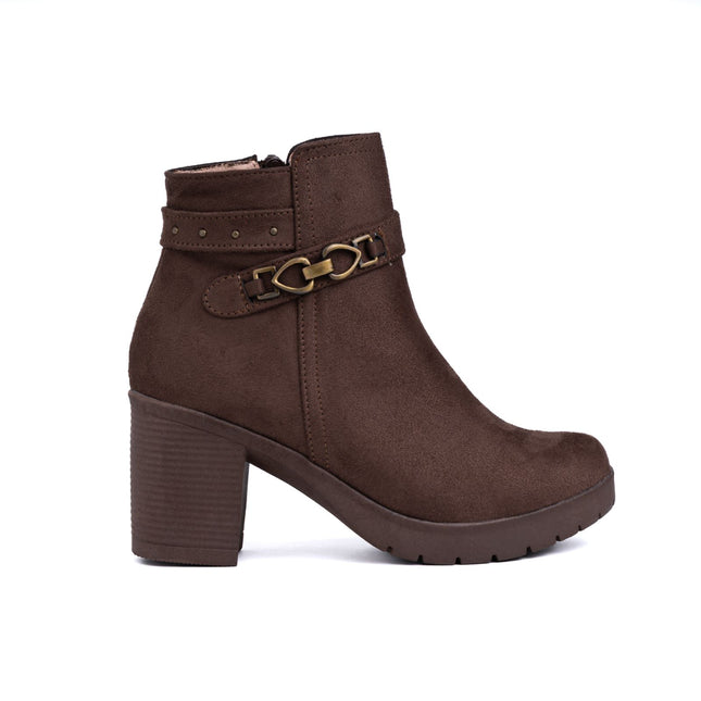 Botines Mujer Quaza - Marron