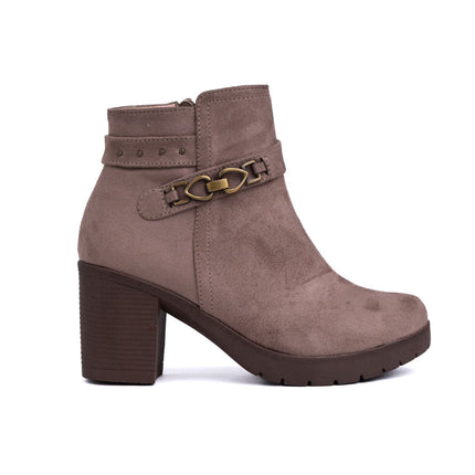Botines Mujer Quaza - Topo