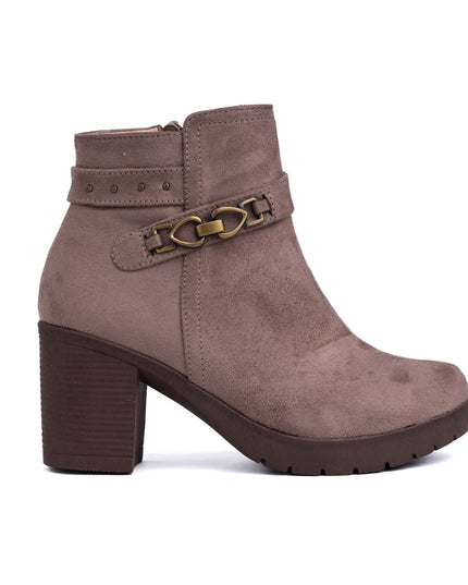 Botines Mujer Quaza - Topo