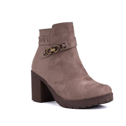 Botines Mujer Quaza - Topo