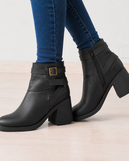 Botines Mujer Aregua - Negro