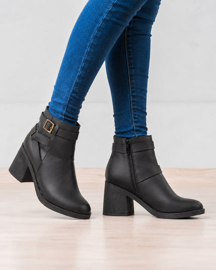 Botines Mujer Aregua - Negro