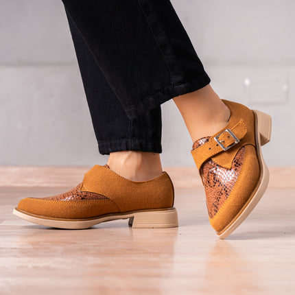 Mocasines Mujer Bernet - Camel