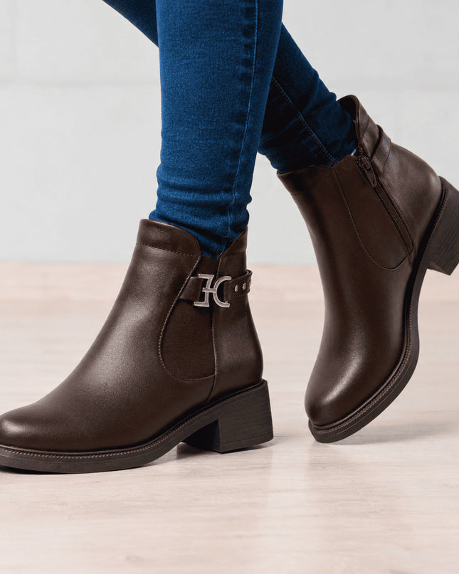 Botines Mujer Deka - Marron