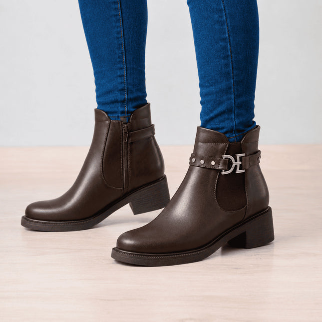 Botines Mujer Deka - Marron