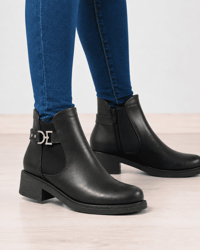 Botines Mujer Deka - Negro