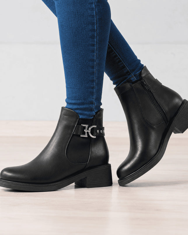Botines Mujer Deka - Negro