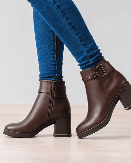 Botines Mujer Diono - Marrón