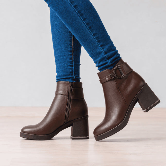 Botines Mujer Diono - Marrón