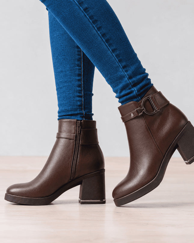 Botines Mujer Diono - Marrón