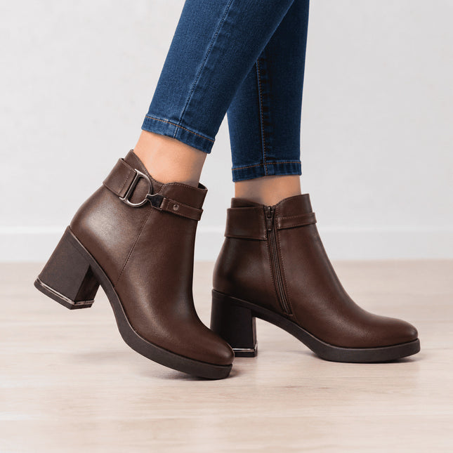 Botines Mujer Diono - Marrón