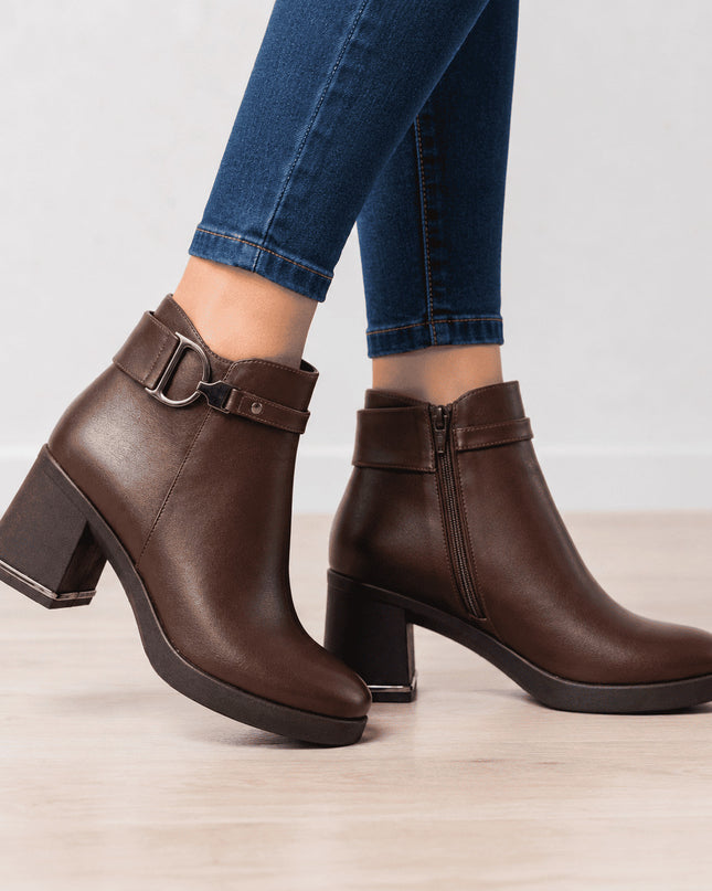 Botines Mujer Diono - Marrón