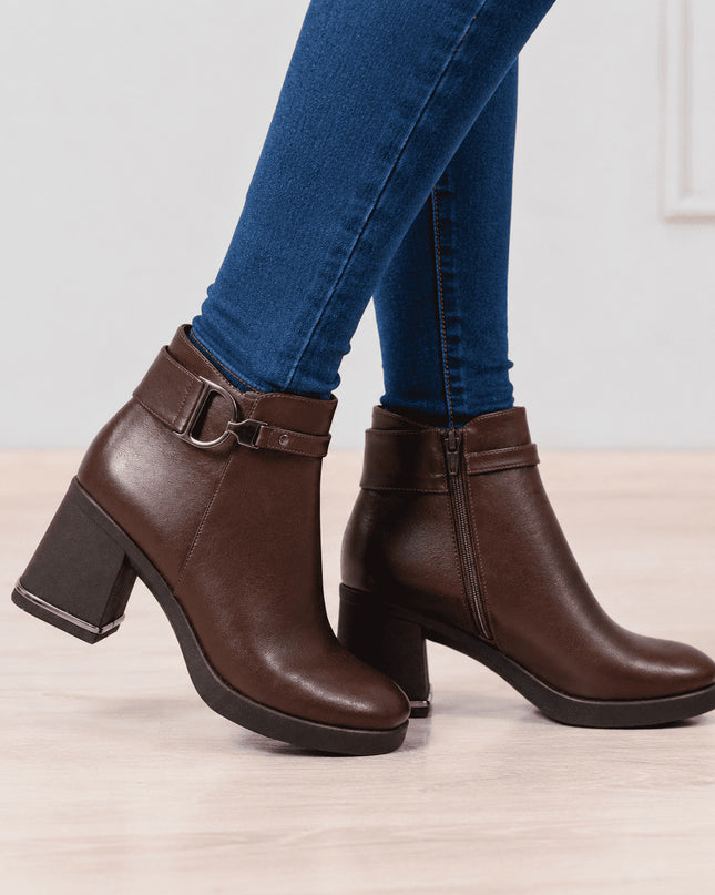 Botines Mujer Diono - Marrón