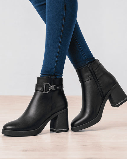 Botines Mujer Diono - Negro