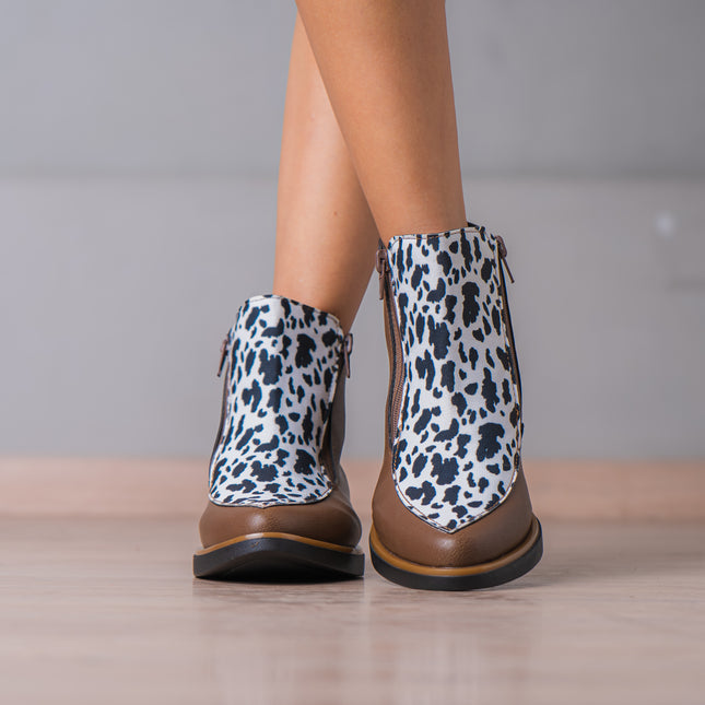Botines Mujer Fransua -Marron