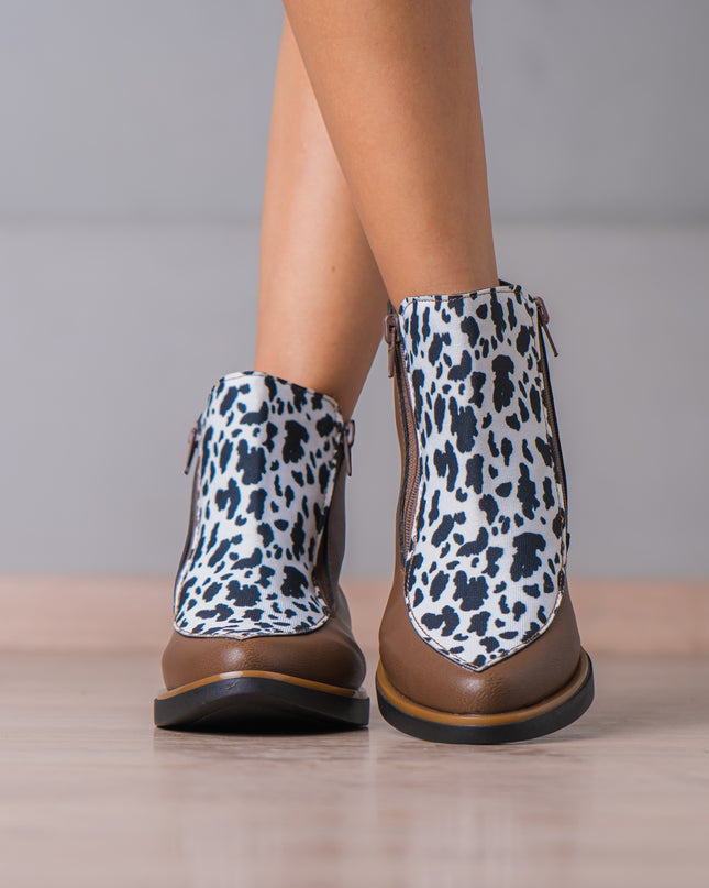 Botines Mujer Fransua -Marron