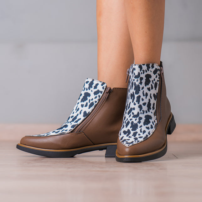 Botines Mujer Fransua -Marron