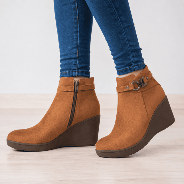 Botines Mujer Geel - Camel