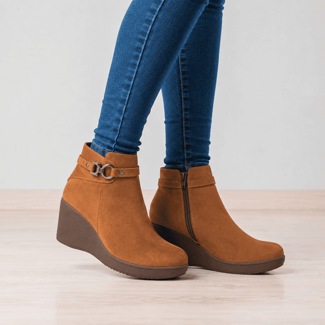 Botines Mujer Geel - Camel