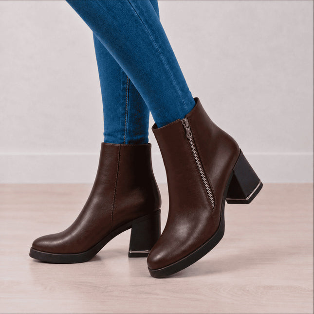 Botines Mujer Khepri - Marron
