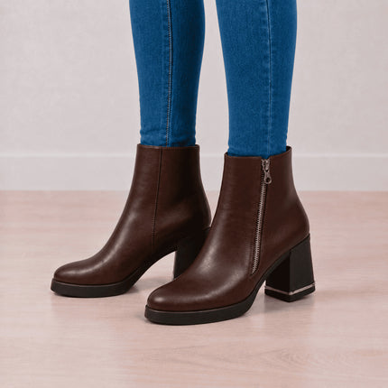 Botines Mujer Khepri - Marron