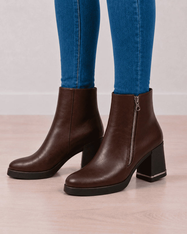 Botines Mujer Khepri - Marron