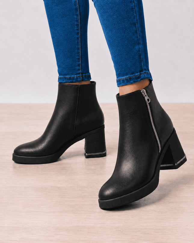 Botines Mujer Khepri - Negro