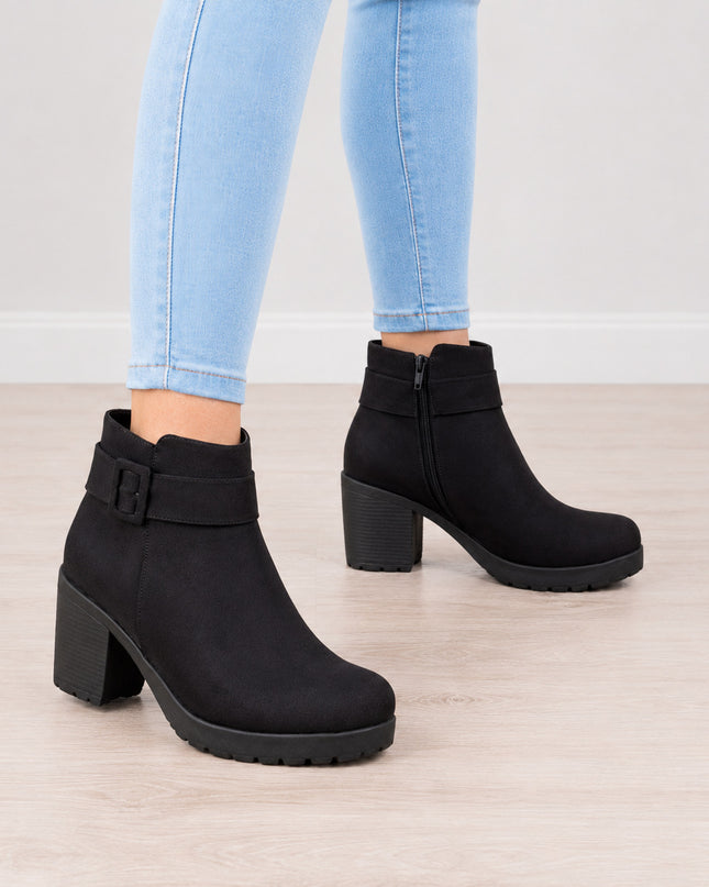 Botines Mujer Kiev - Negro