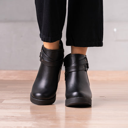 Botines Mujer Leandra - Negro