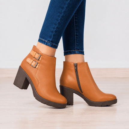 Botines Mujer Lier - Camel