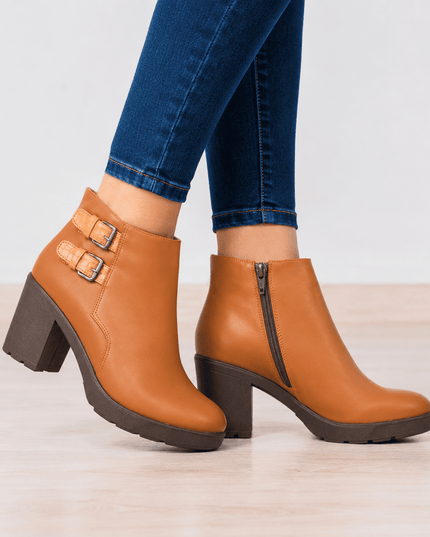 Botines Mujer Lier - Camel