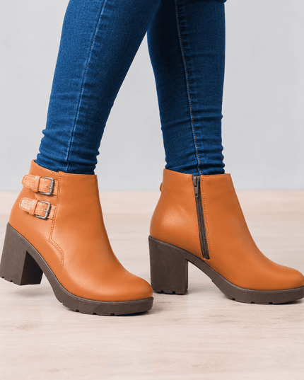 Botines Mujer Lier - Camel
