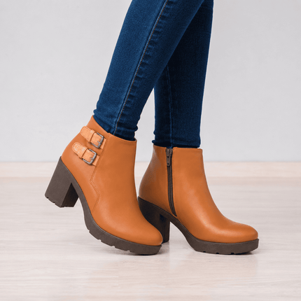 Botines Mujer Lier - Camel