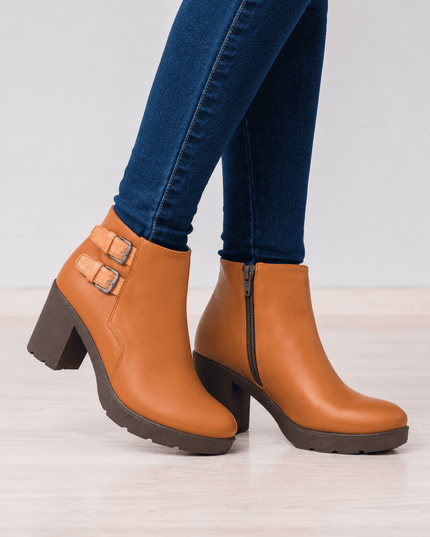 Botines Mujer Lier - Camel