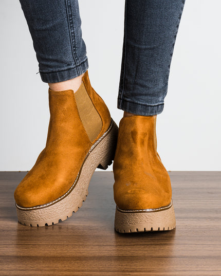 Botines Mujer Luckia - Camel
