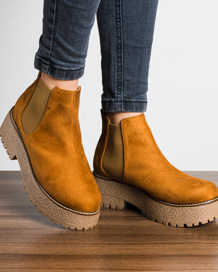 Botines Mujer Luckia - Camel